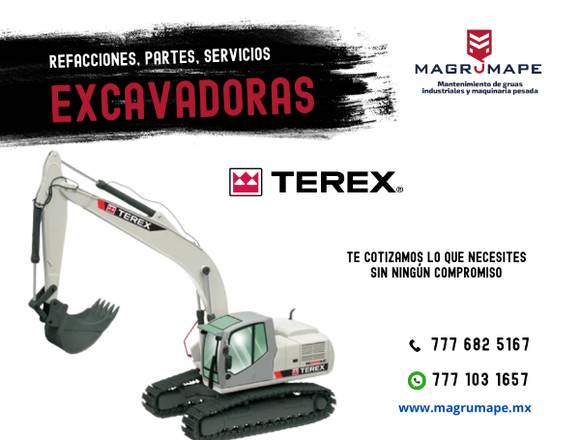 REFACCIONES PARA EXCAVADORAS TEREX