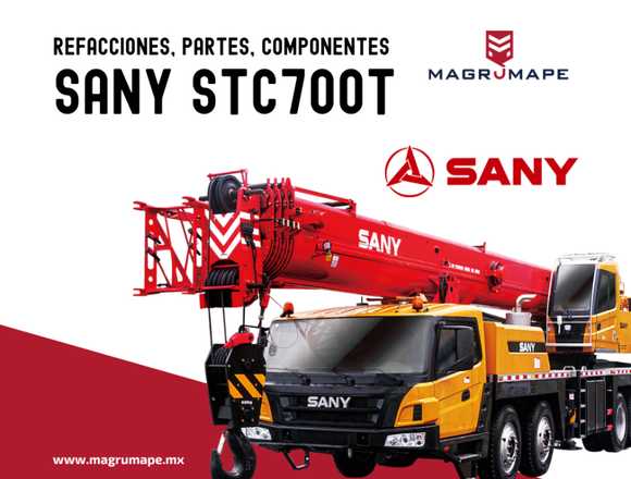 REFACCIONES PARA EQUIPO STC700T SANY