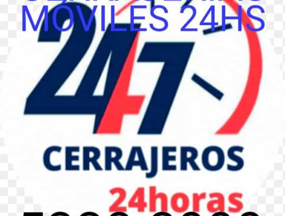 CERRAJERÍAS MÓVILES 24 HS LLAMAR AL 5330-3999