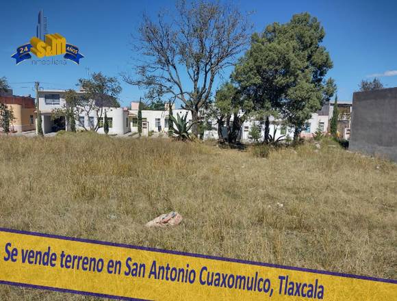 Terreno en venta en Cuaxomulco, Tlaxcala