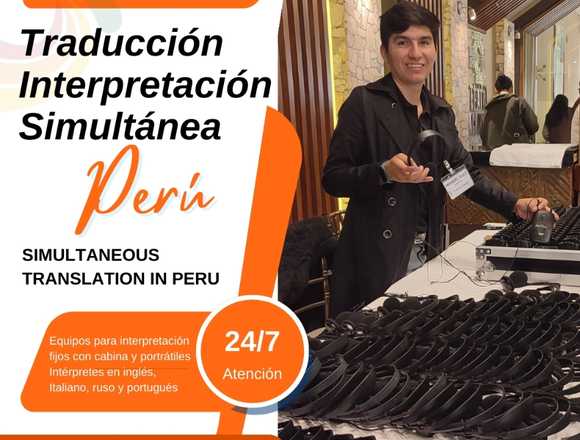 Equipos para interpretación simultánea Pucallpa