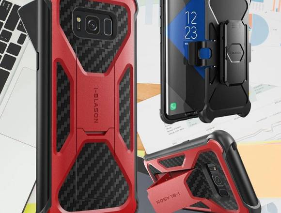 Case Samsung Galaxy S8 Plus S8 en Rojo 