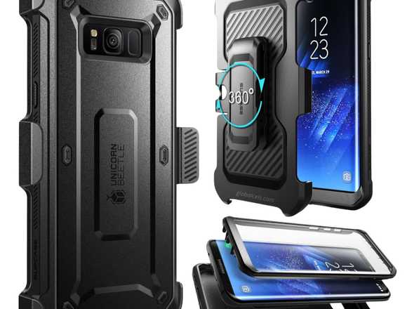 Case Galaxy S8 Plus S8 Supcase Carcasa 360 c/ Clip