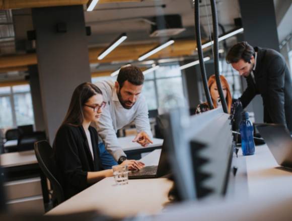 Ayudante de oficina a través de teletrabajo.