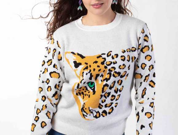 SACO ESTAMPADO ANIMAL PRINT