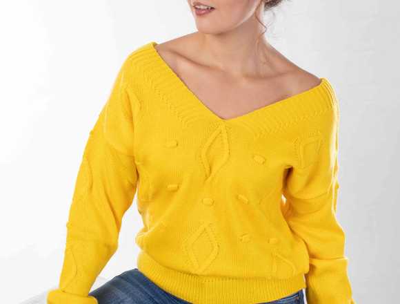 SACO AMARILLO PARA MUJER