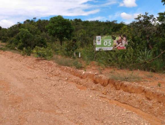 Gosta de pescar lotes de 500 m2 a 1,5 km do rio