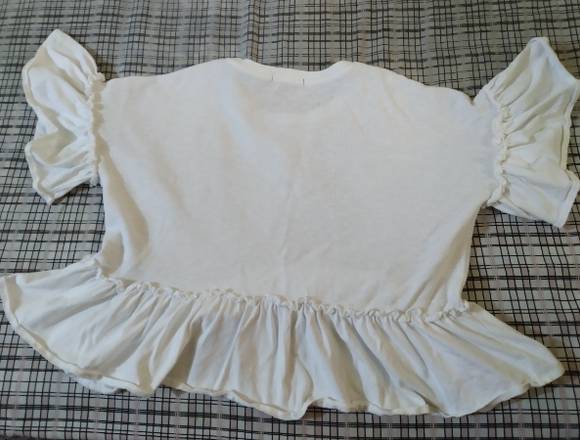 Blusa blanca para dama (talla M)