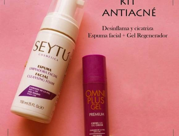 Kit de Espuma y Gel Antiacné