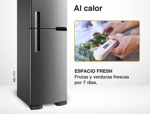 HELADERA WHIRLPOOL DE 400 LTS 