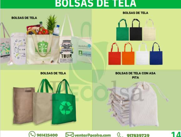 BOLSAS DE TELA NOTEX 