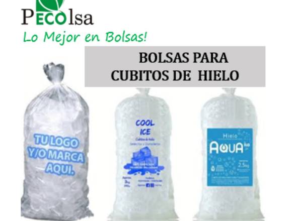 BOLSAS PARA CUBITOS DE HIELO