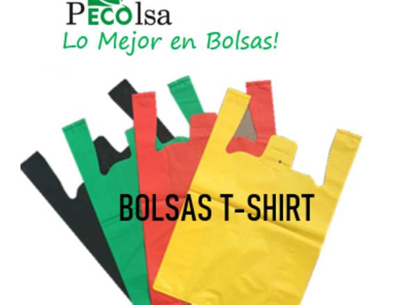 BOLSAS T-SHIRT , ASA CAMISETA - PECOLSA