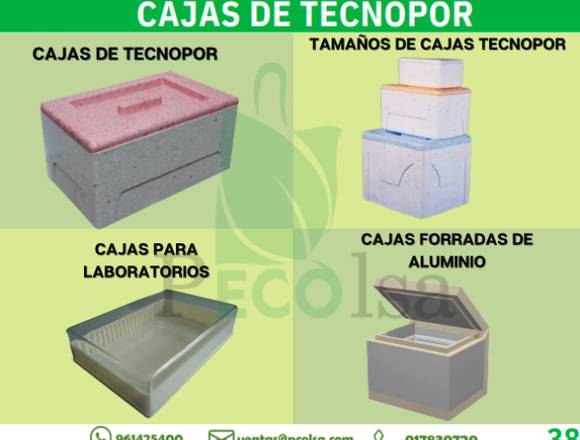 CAJAS DE TECNOPORT EN STOCK - PECOLSA