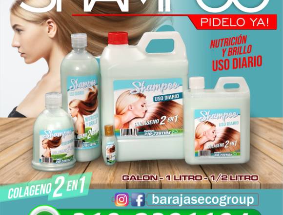 Shampoo Uso Diario para Dama y Caballero 