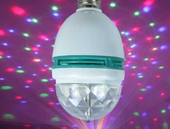 Foco led de colores para fiesta