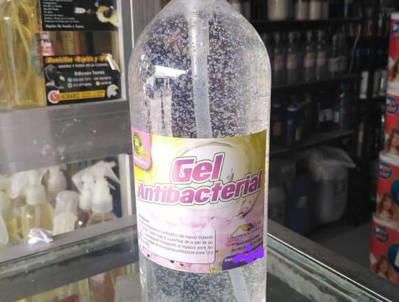 Gel antibacterial, alcohol 65%. INVIMA