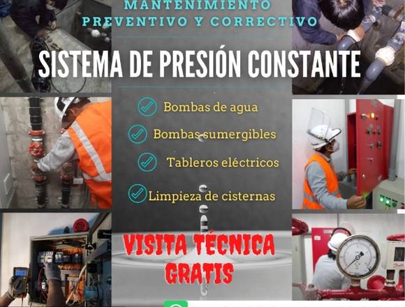 MANTENIMIENTO Y REPARACION DE BOMBAS DE AGUA 