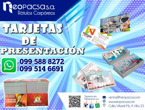 Tarjetas personalizadas