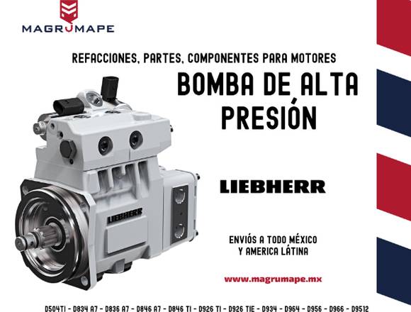 BOMBA DE ALTA PRESIÓN LIEBHERR