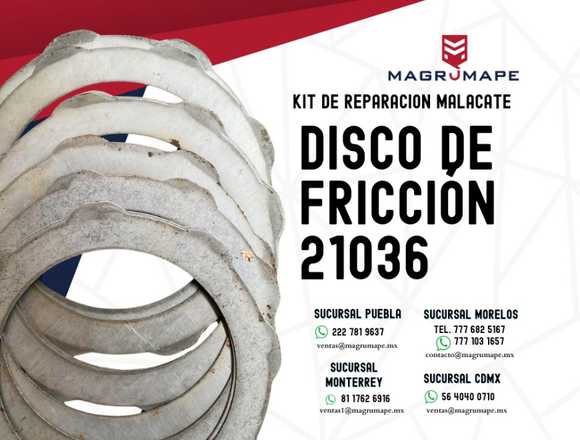 DISCO DE FRICCION 21036