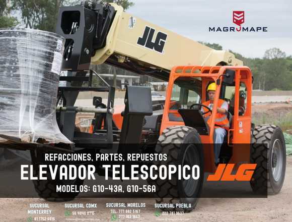 PARTES PARA ELEVADOR TELESCOPICO G10-43A JLG