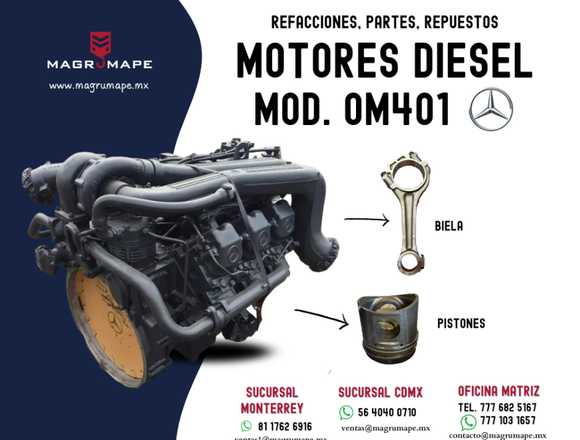 MOTORES MERCEDES BENZ MODELO OM401