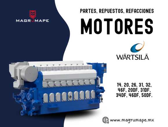 REPUESTOS PARA MOTORES WARTSILA