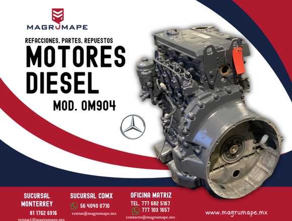 Componentes para Motor Mercedes Benz Modelo OM904