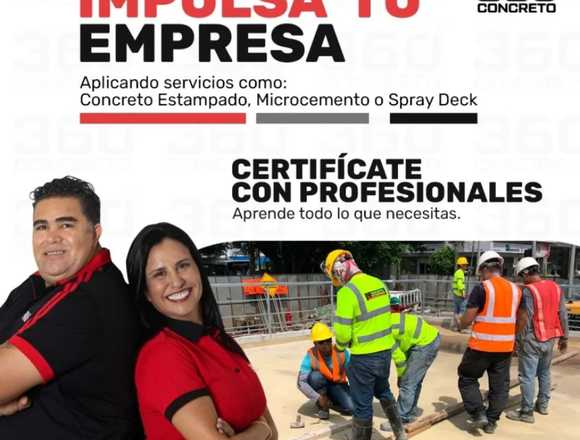 CURSO CONCRETO ESTAMPADO EN PANAMÁ