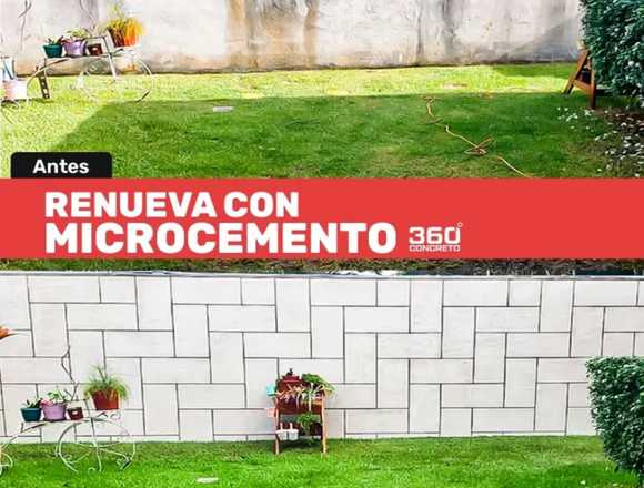 Microcemento materiales de alta gama profesional