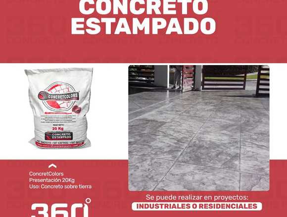 CONCRETO ESTAMPADO SOLO HUELLA