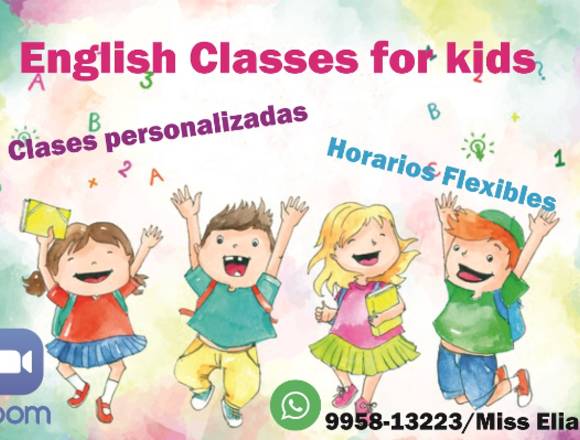 Clases de Inglés para niños 