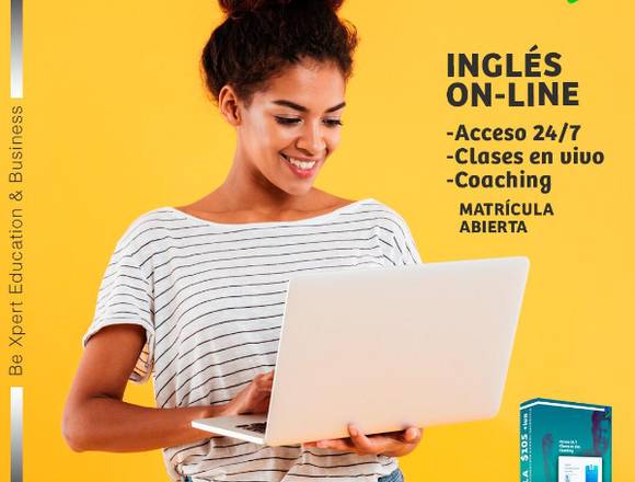 Clases online de inglés 12 meses con beca