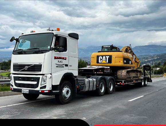 Transporte de Maquinaria Pesada, Cama Baja