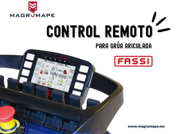 Control remoto para grúa articulada FASSI