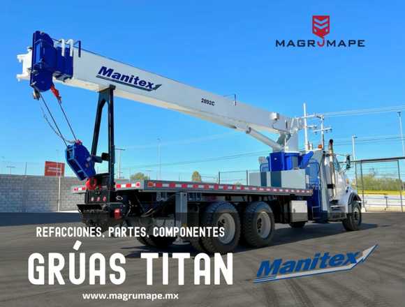 Refacciones para grúas titan Manitex