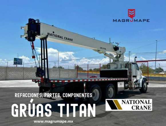 Componentes para grúas titán National Crane 