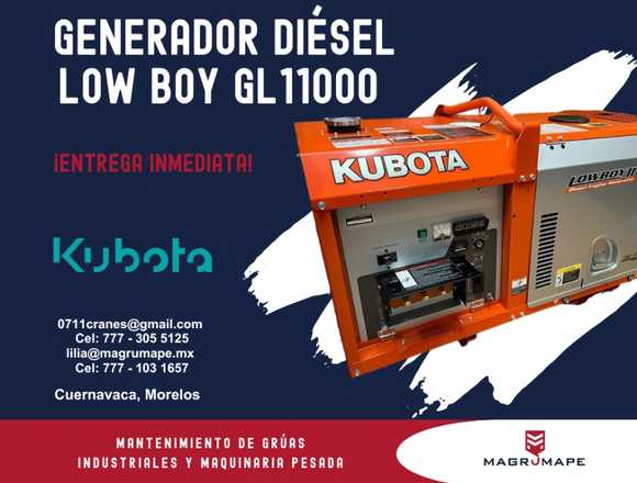 GENERADORES DIESEL LOW BOY KUBOTA