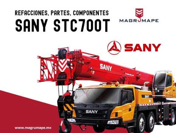 Refacciones para equipo STC700T SANY