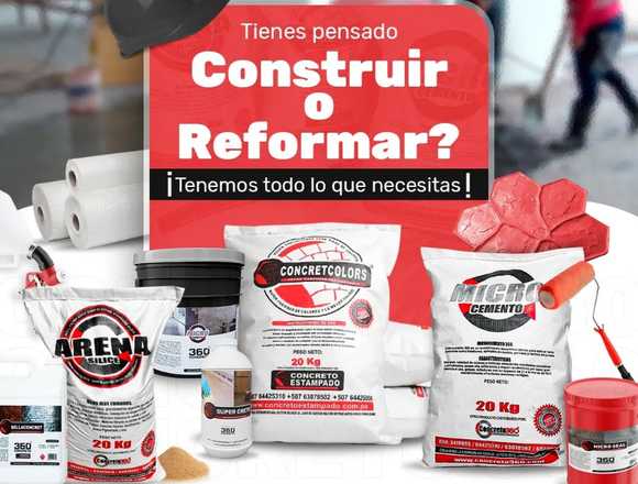 Venta de materiales Concreto estampado