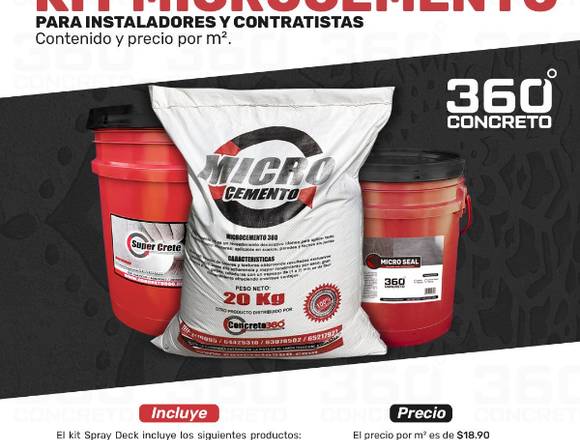KIT DE MICROCEMENTO