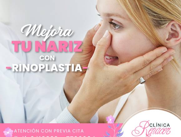 Mejora tu nariz con rinoplastia