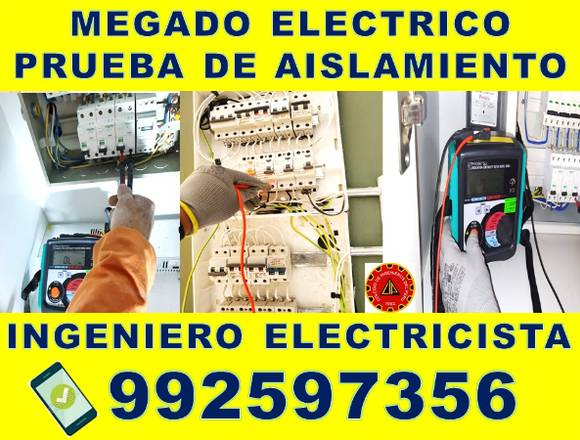 MEGADO ELECTRICO INGENIERO ELECTRICISTA COLEGIADO