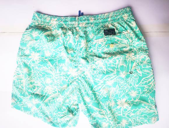 Traje De Baño Short Saville Row Color Verde Claro