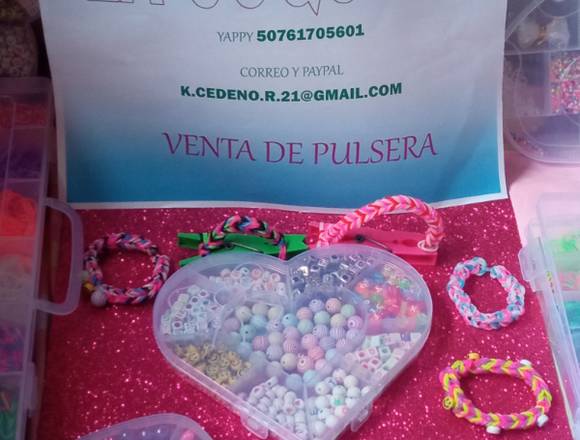 Pulseras hecha con mucho amor 