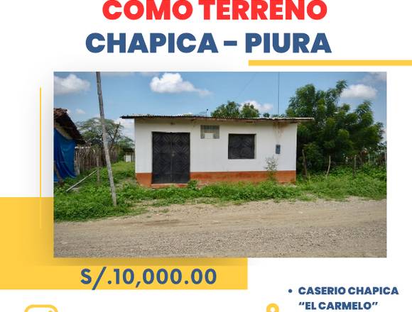 Terreno en venta de 296.18 m2 en Chapica - Piura.