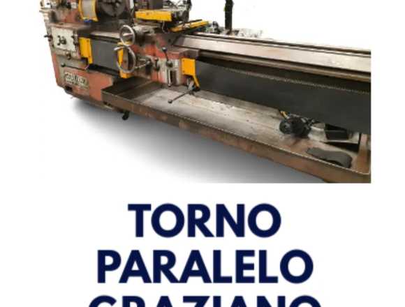 Venta De Torno Paralelo Italiano GRAZIANO 565x2500