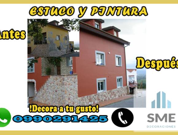 Servicio de pintura y estuco de casas