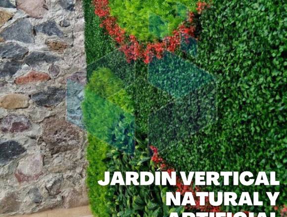 jardín vertical natural-jardín vertical artificial